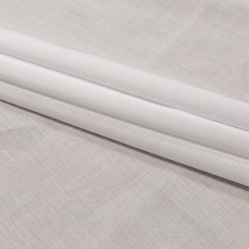 Mercerized Organic Egyptian Cotton Voile - White - Toulouse Collection - Joann Fabrics