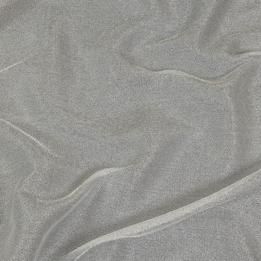 Metallic Silver and White Luxe Novelty Mesh - Joann Fabrics