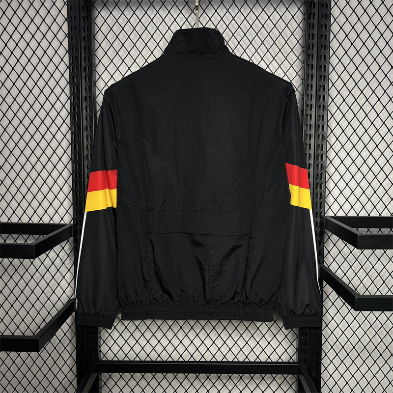2024-2025 Germany Windbreaker Soccer Jersey Black