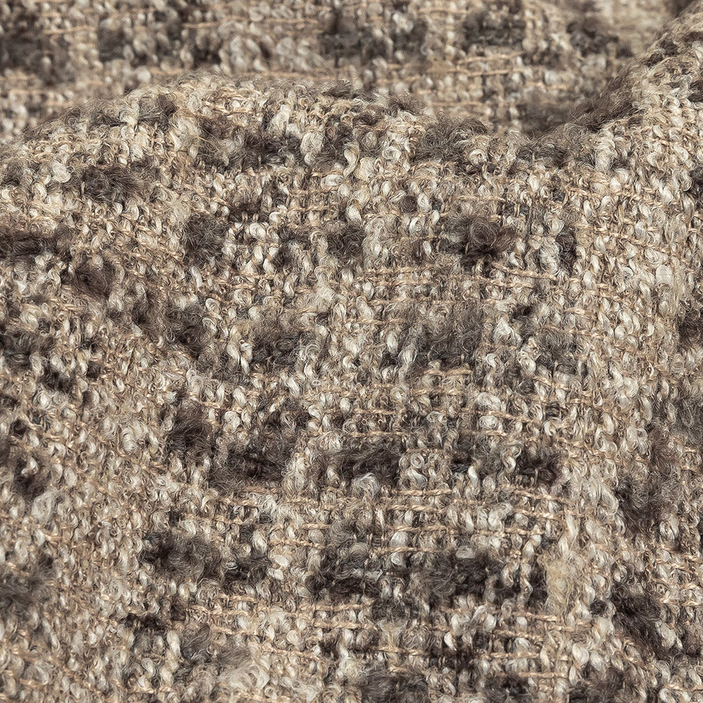 Mocha Spotted Viscose Boucle - Joann Fabrics