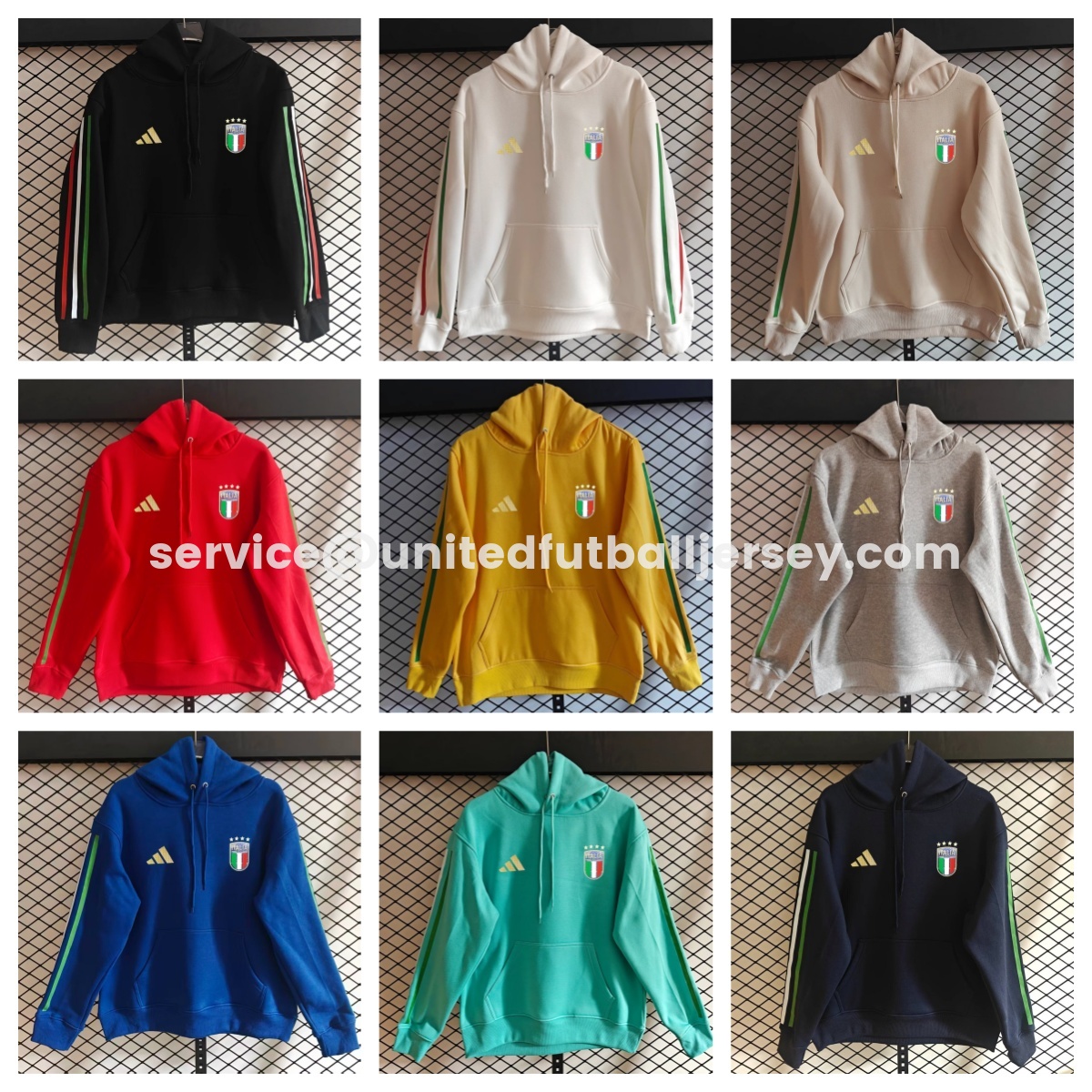 Italy 2026 Home Unisex Pullover Hoodie - UnitedFutballJersey