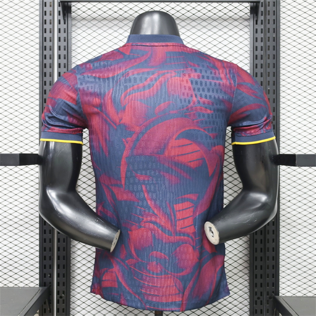Barcelona 26-27 Barça Indigo Bloom Special Jersey - Player Version - UnitedFutballJersey