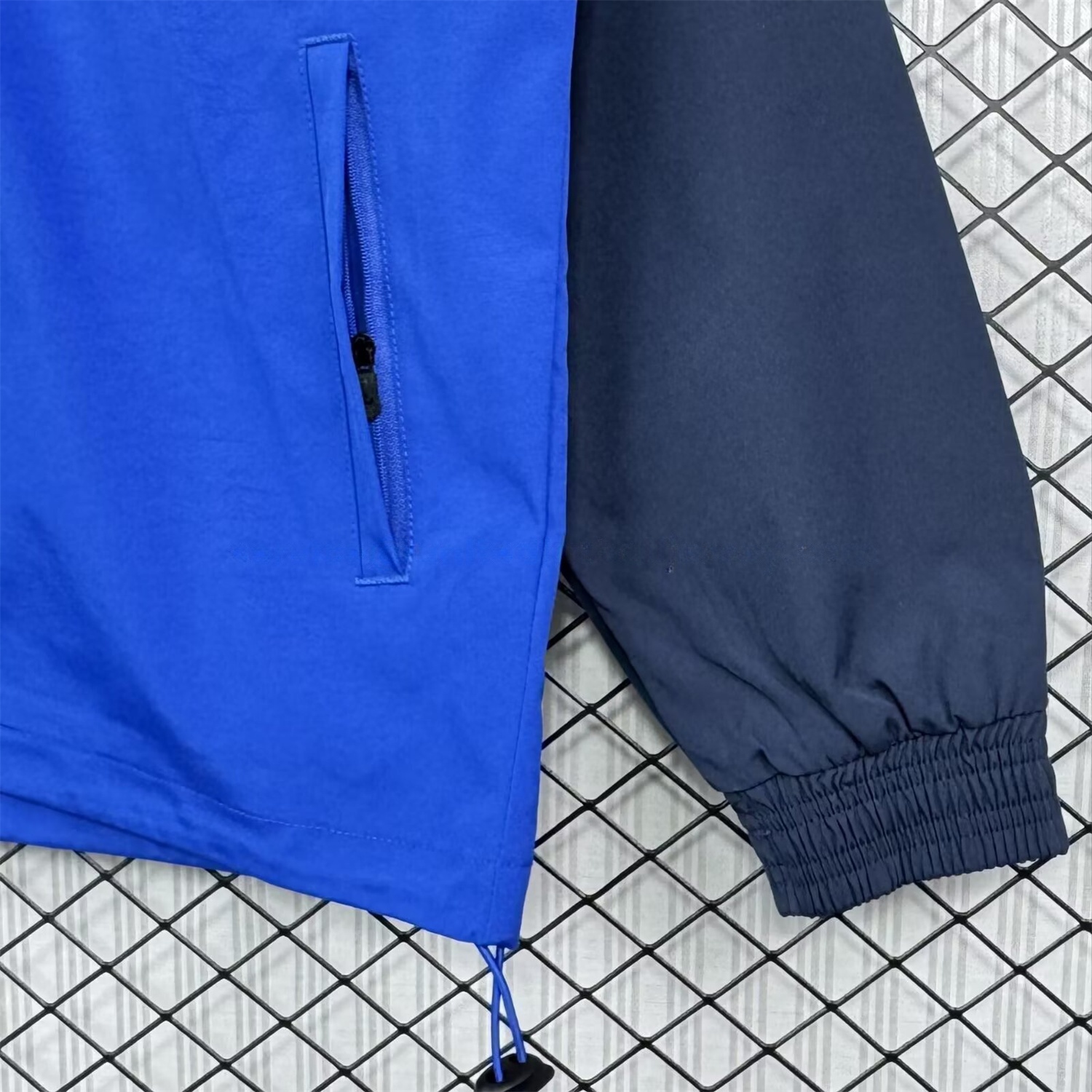 Retro Napoli 1989-90 Blue And Black Windbreaker - UnitedFutballJersey