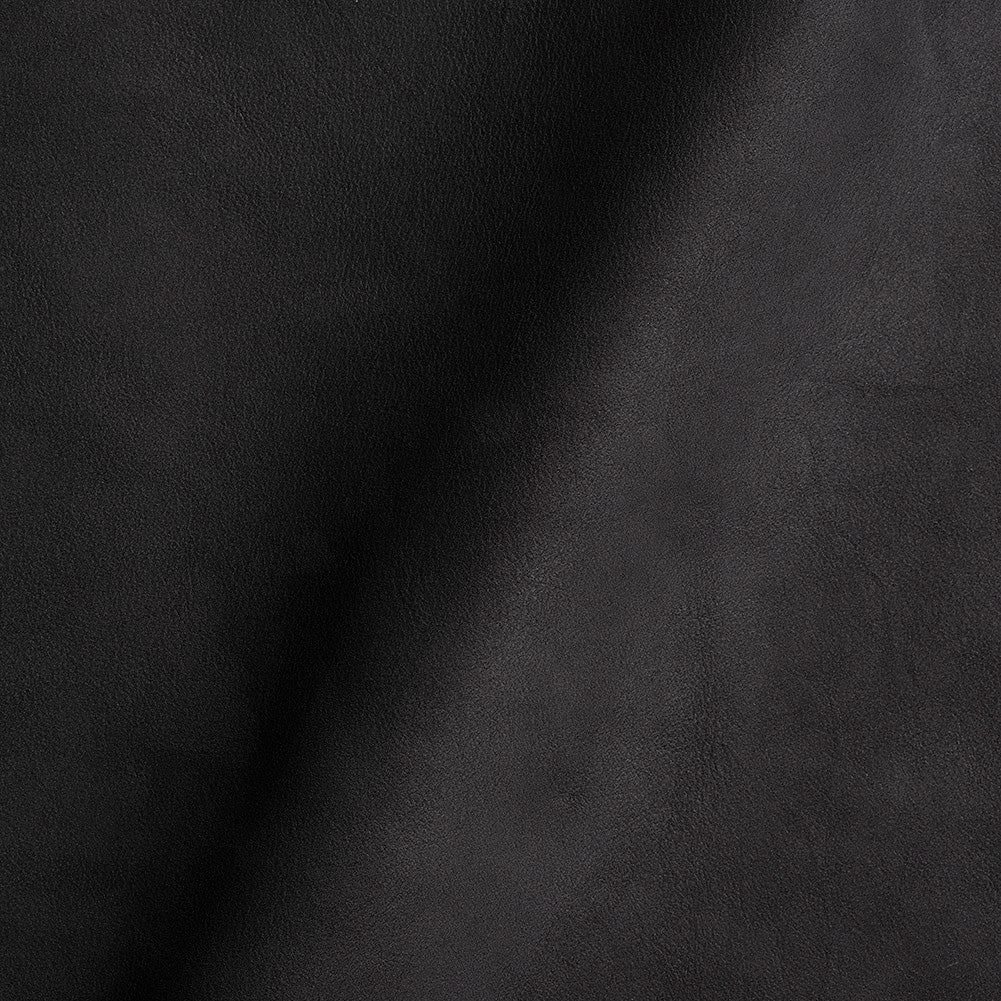 Martini Italian Black Aniline Dyed Smooth Nubuck Top Grain Cow Leather Hide - Joann Fabrics