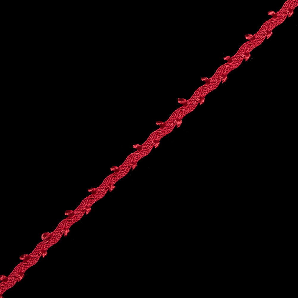 Red European Crochet Trim - 0.25