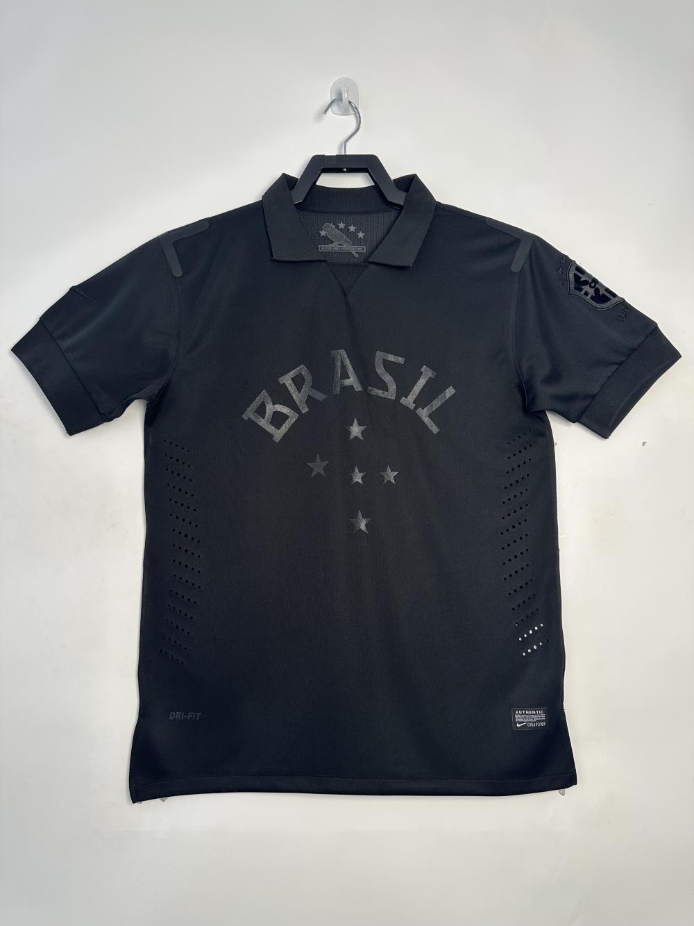 2013-2014 Retro Brazil black Soccer Jersey 1:1 Thai Quality