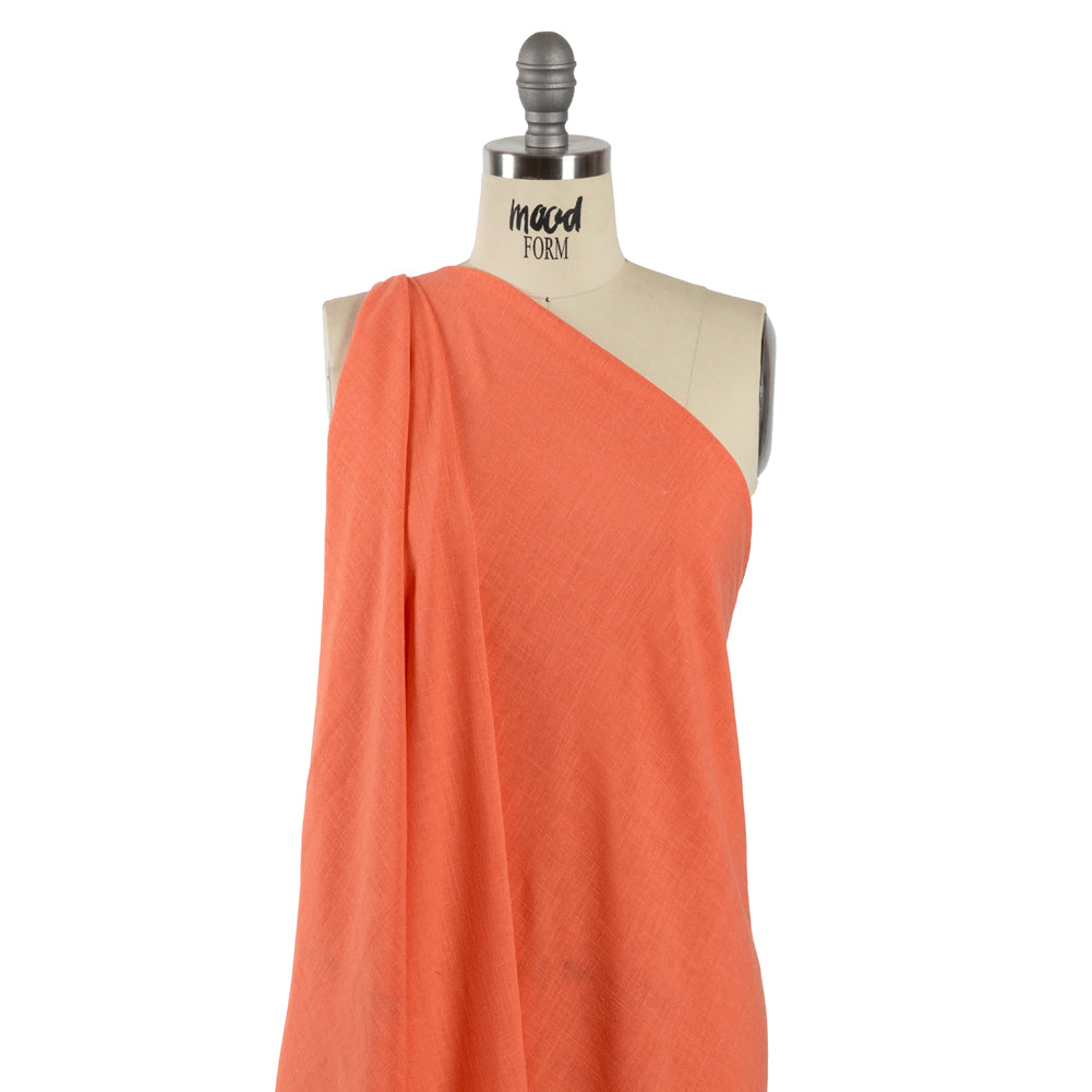 Viscose and Linen Woven - Persimmon - Mood Exclusive Tamara Collection - Joann Fabrics