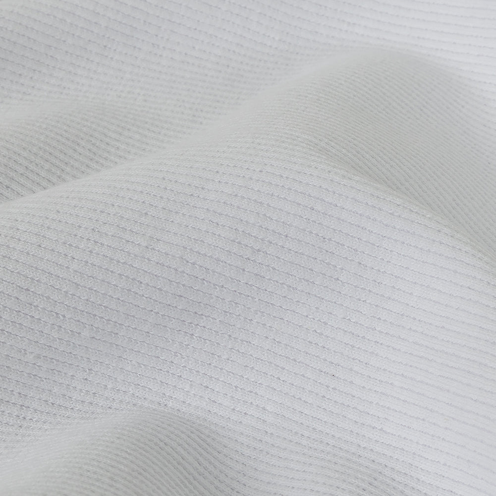 Cotton Tubular 2x2 Rib Knit - White - Adile Collection - Joann Fabrics