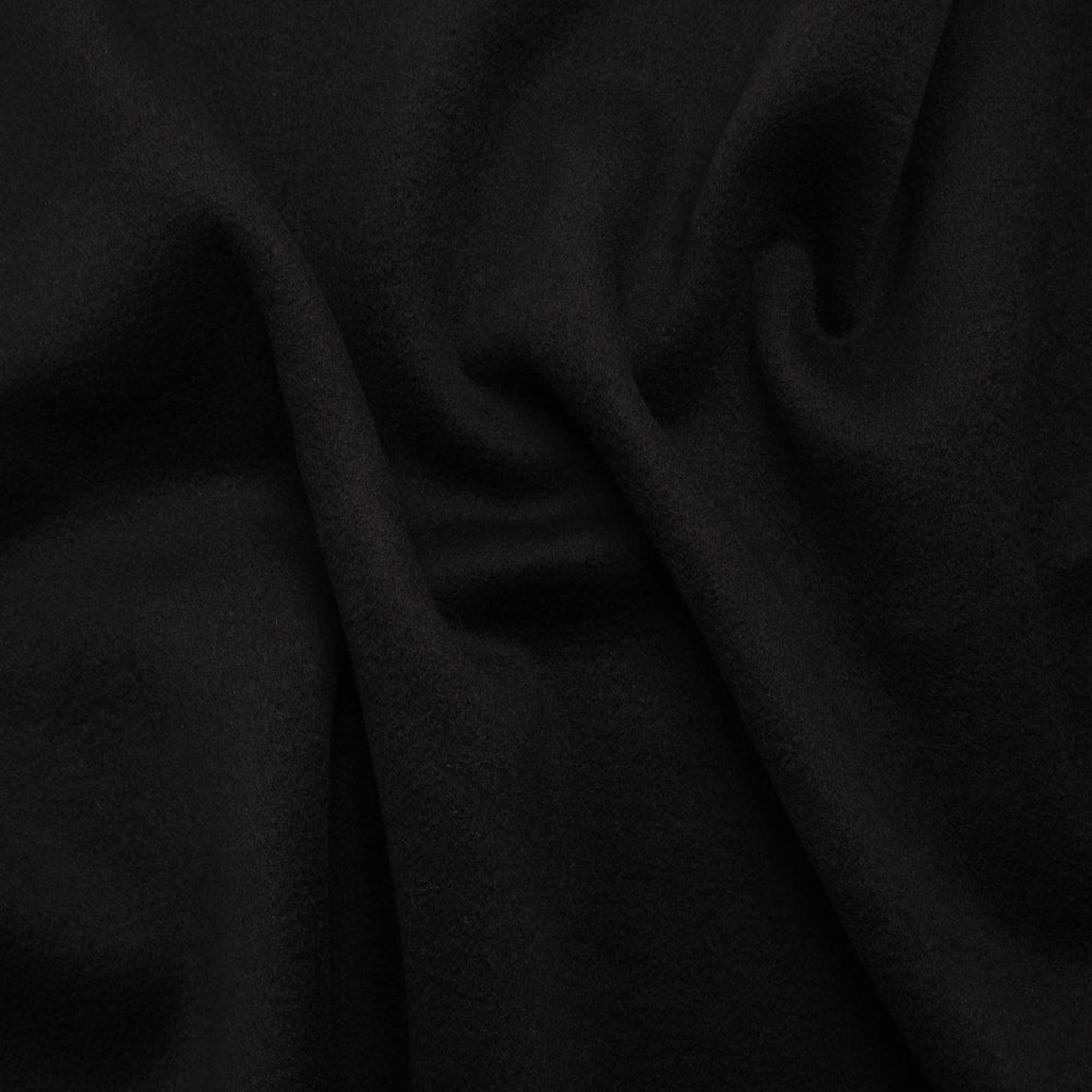 Virgin Wool and Cashmere Double Cloth Coating - Black - Astana Collection - Joann Fabrics