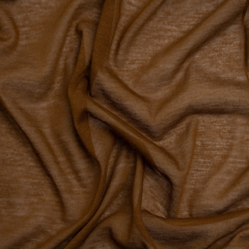 Featherweight Cotton Jersey - Warm Brown - Designer Deadstock - Joann Fabrics