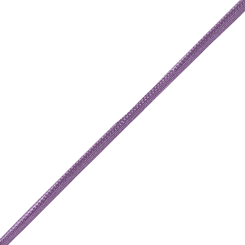 Purple Braided Cord with Lip - 0.25