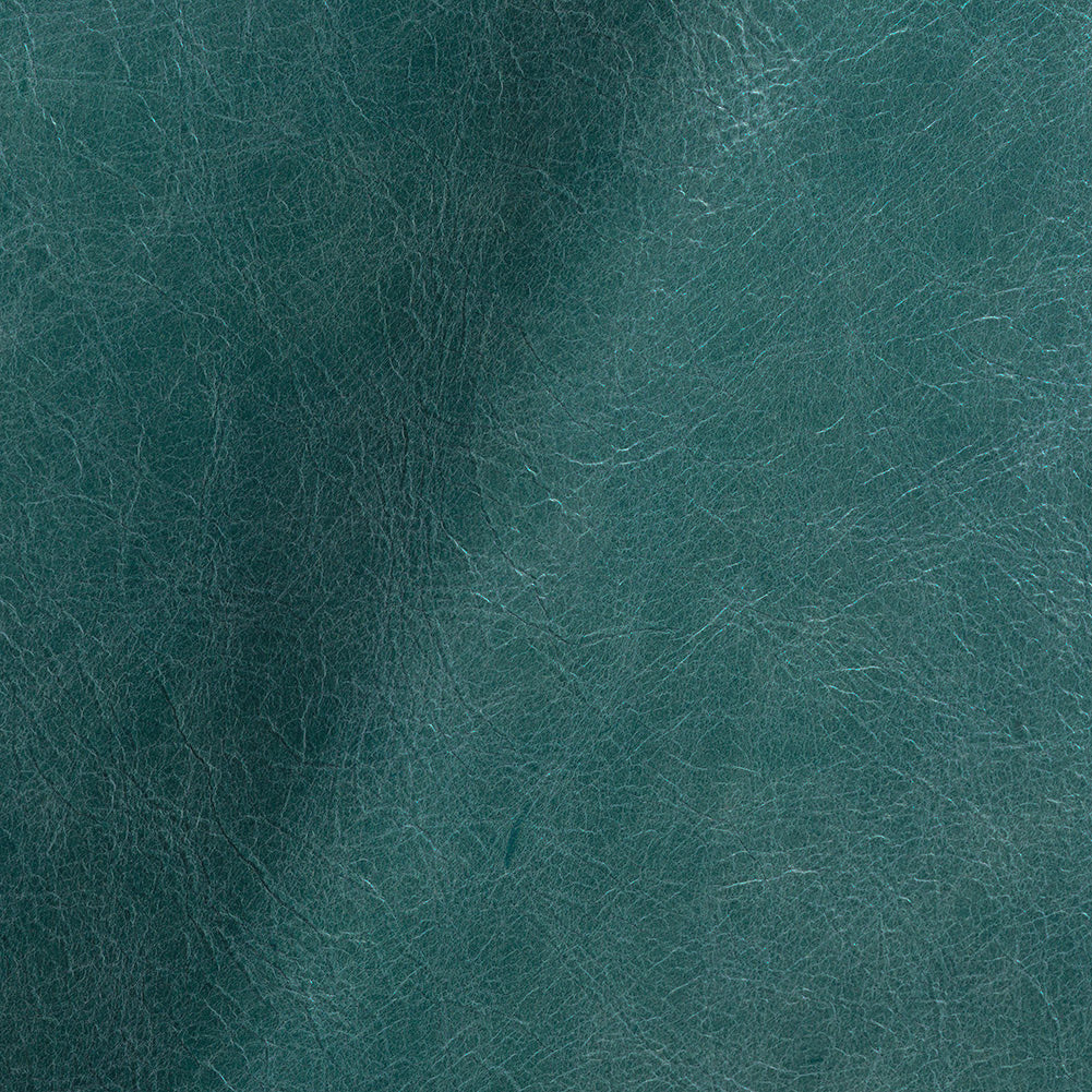 Madeira Italian Teal Aniline Dyed Waxed Top Grain Cow Leather Hide - Joann Fabrics