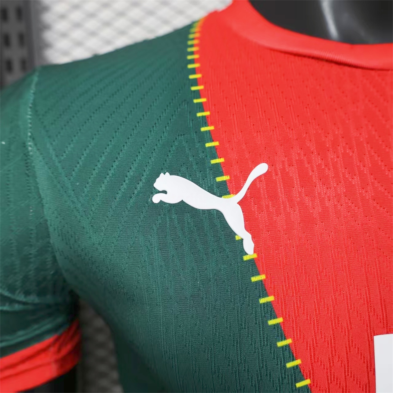 Marseille 25-26 Dark Green And Red Jersey -Player Version - UnitedFutballJersey