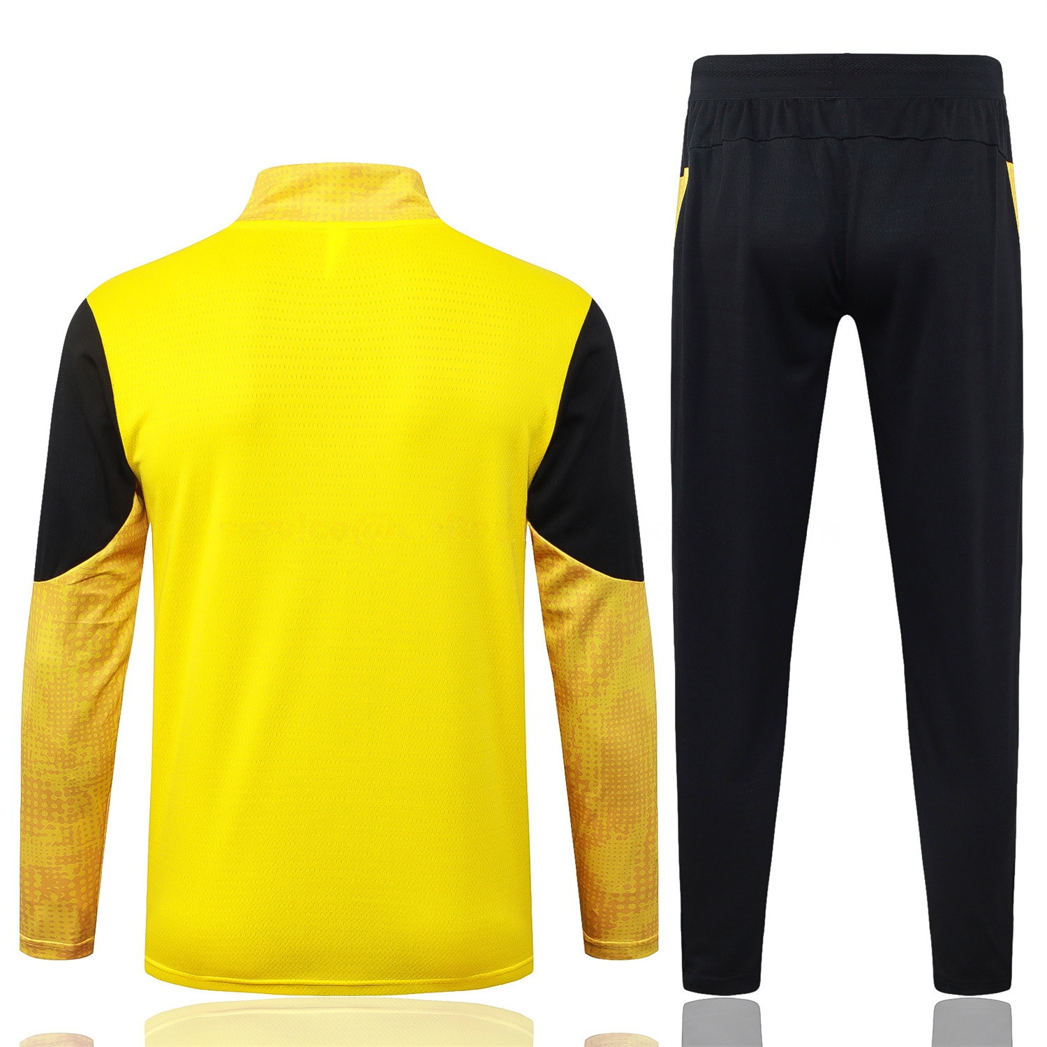 Dortmund 25-26 Jacket Training Tracksuit - Yellow top & Black Pants - UnitedFutballJersey