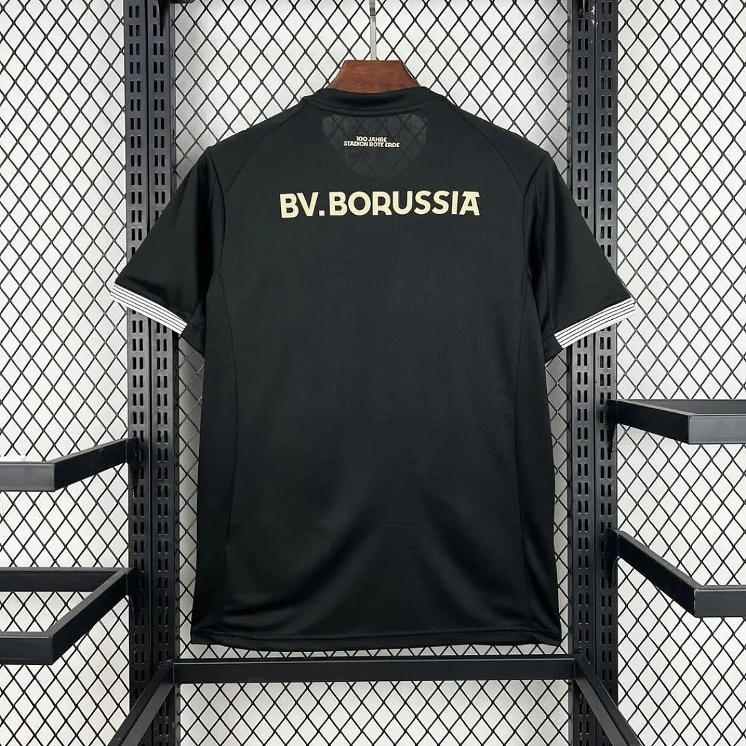 Borussia Dortmund 2026 Soccer Jersey – Black & Cream