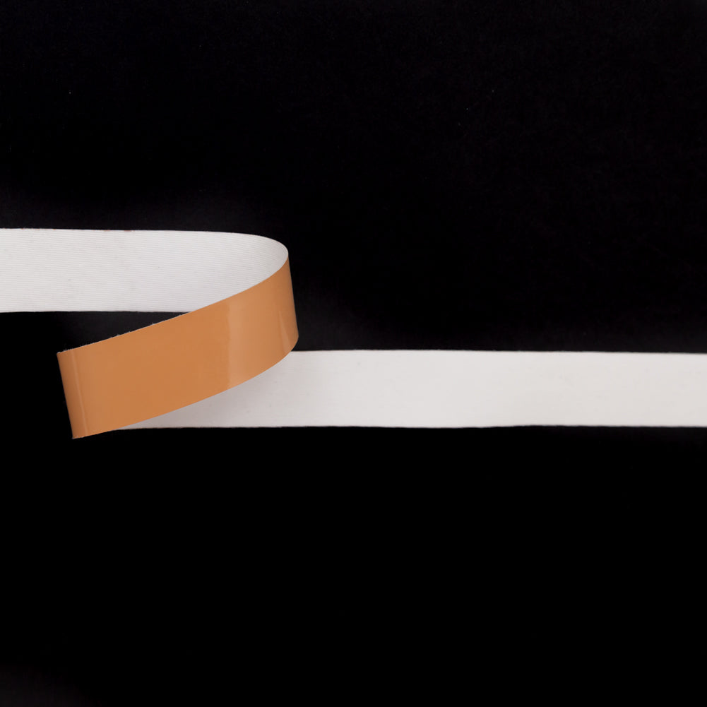 Italian Roasted Honey Faux Patent Leather Trim - 1