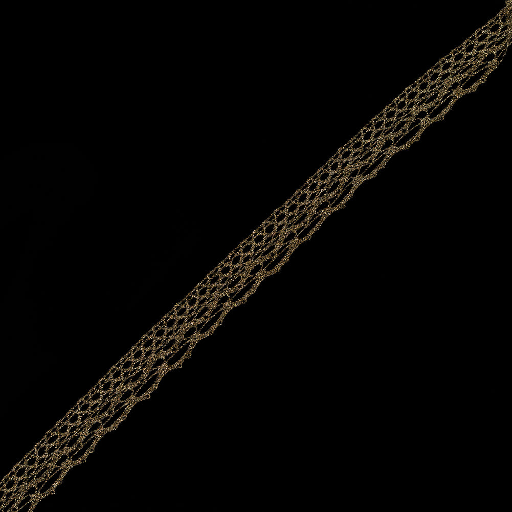 Metallic Gold Crochet Trim - 1