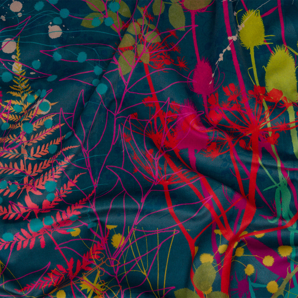 Drapery Velvet - Rainbow Forest Silhouettes - British Imported - Joann Fabrics