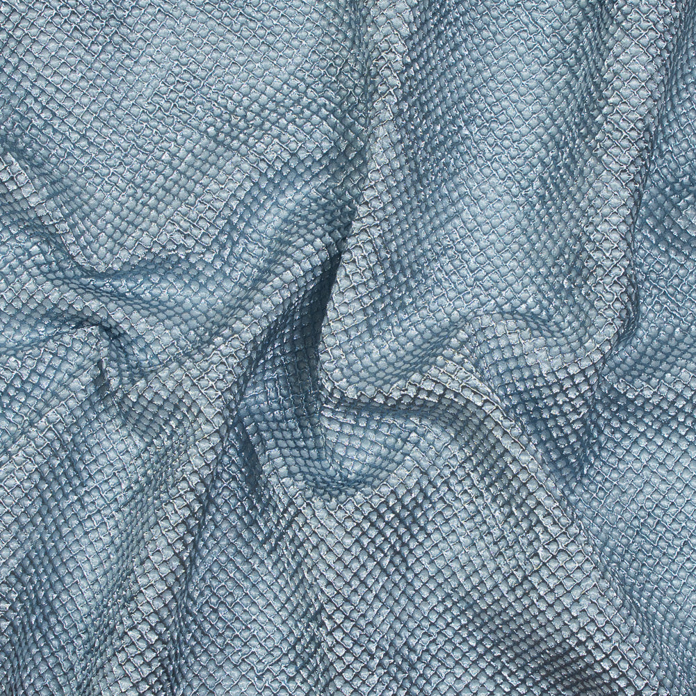 Marylin Metallic Aqua Diamond Quilted Brocade - Joann Fabrics