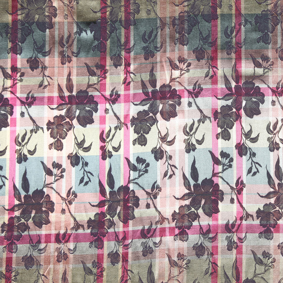 Multi-Colored Floral Brocade - Joann Fabrics