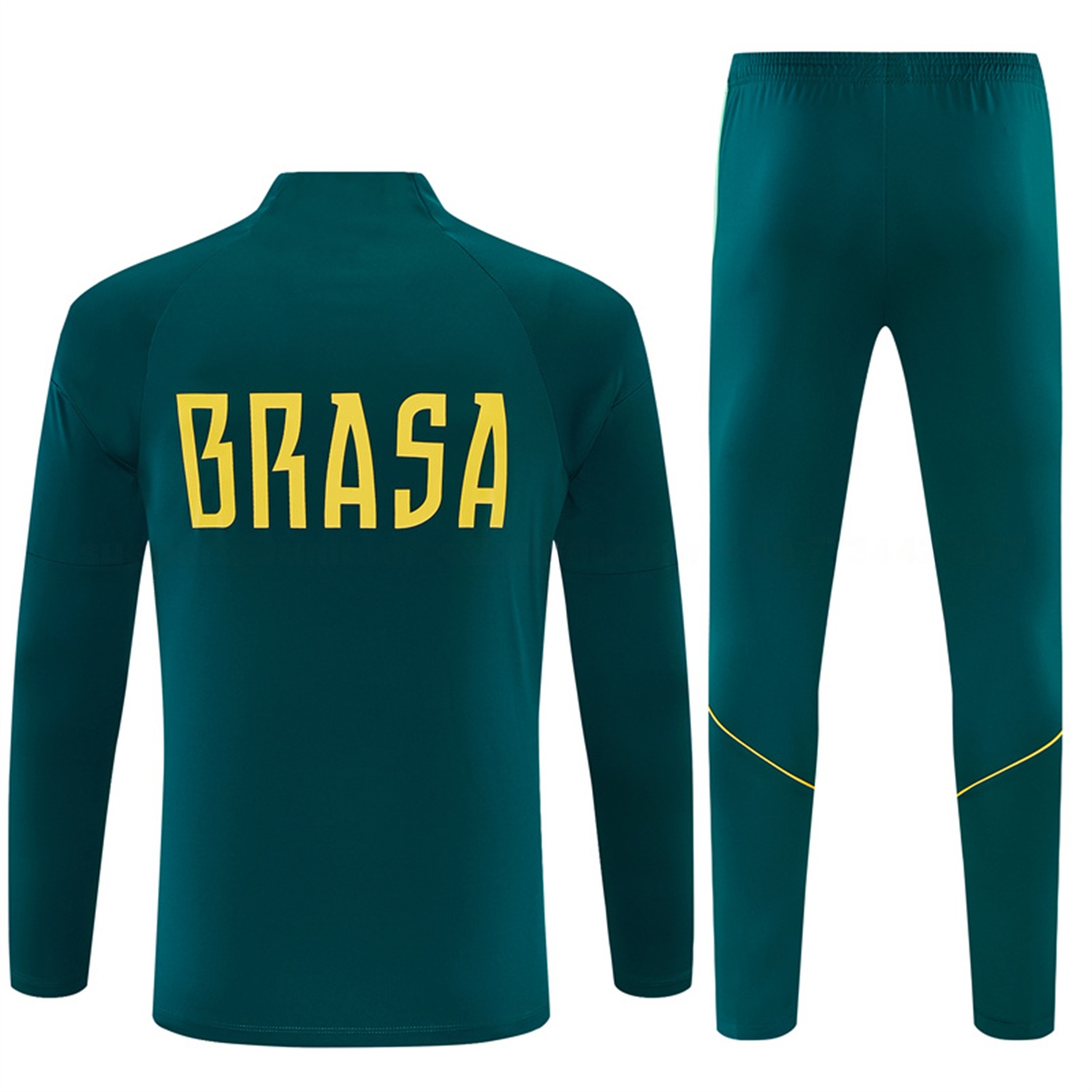 Brazil 2026 Kids Long Sleeves Training Set - Colors Top & Colors Pants - UnitedFutballJersey