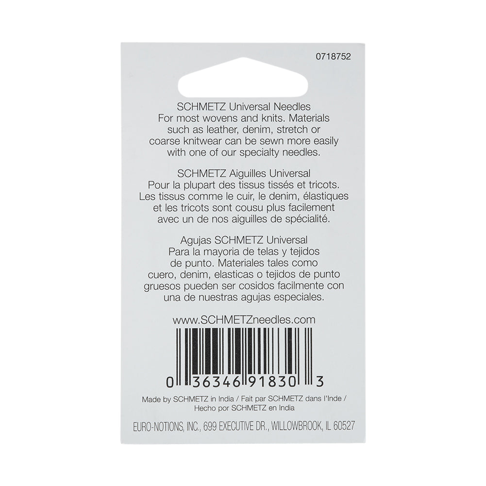 Schmetz Universal Machine Needles - 100/16 - 10 ct - Joann Fabrics