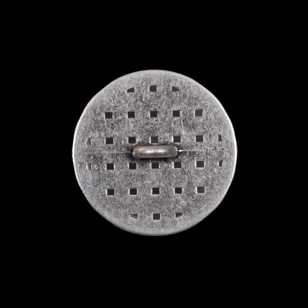 Italian Silver Metal Lattice Shank Back Button - 36L/23mm - Joann Fabrics