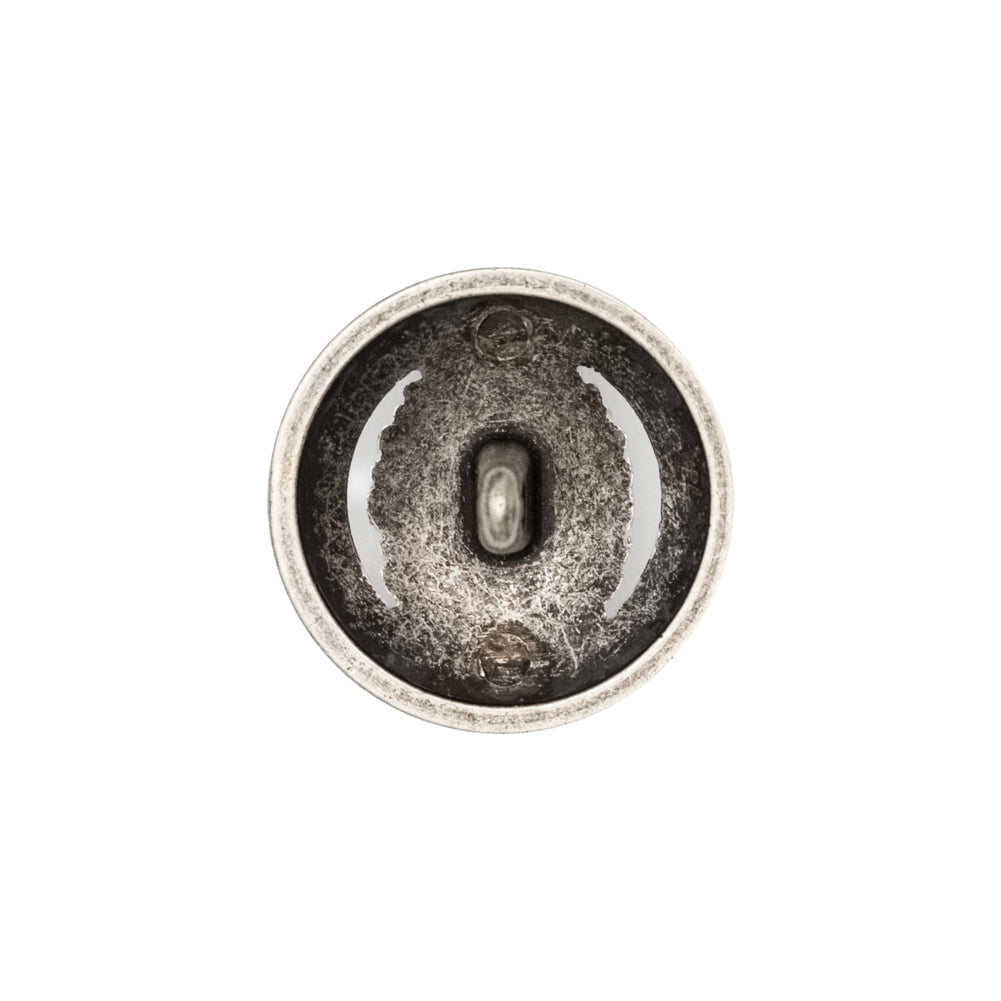Italian Silver Metal Crest Shank Button - 32L/20mm - Joann Fabrics