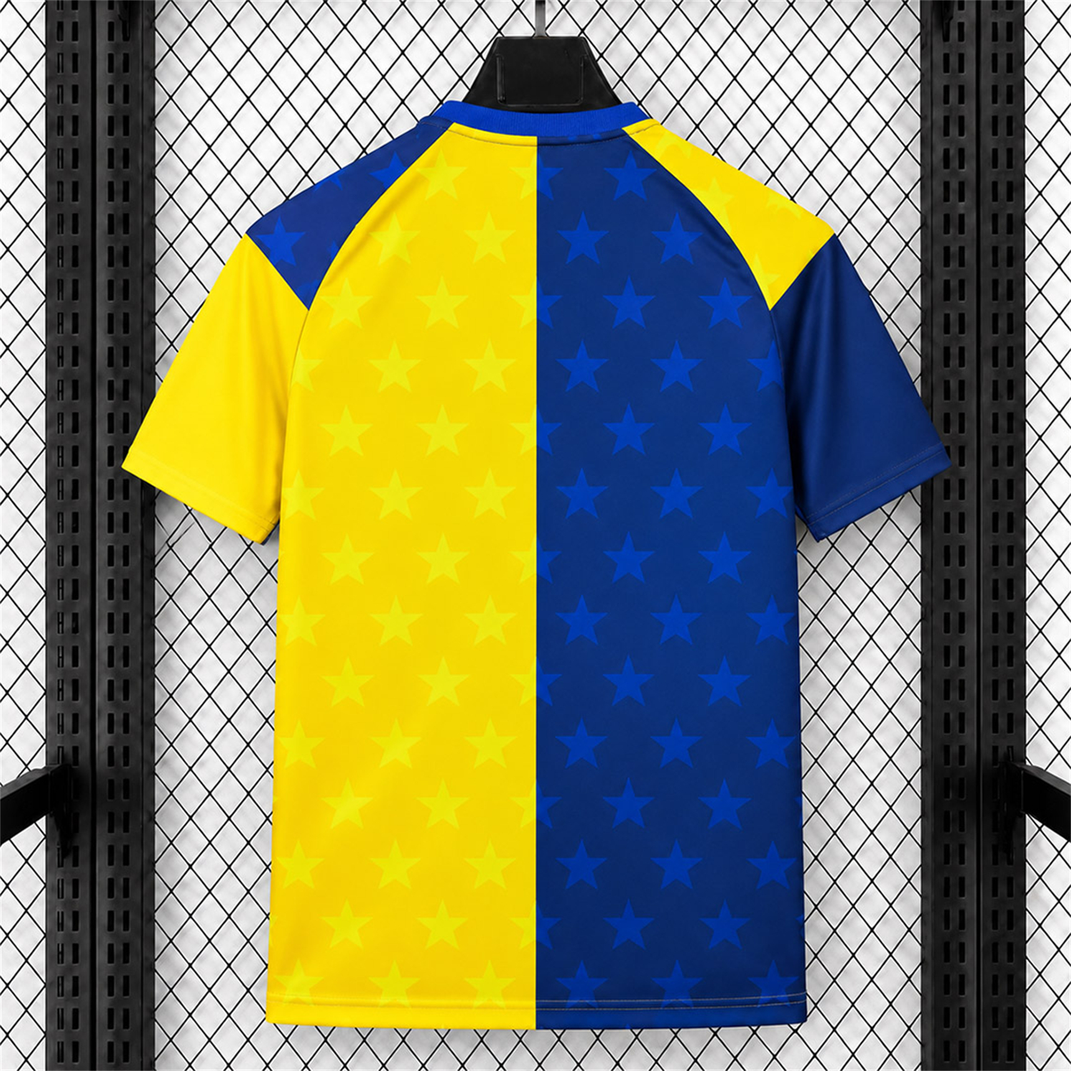 Boca Juniors 26-27 Yellow Blue Pre-Match Jersey - Fans Version - UnitedFutballJersey