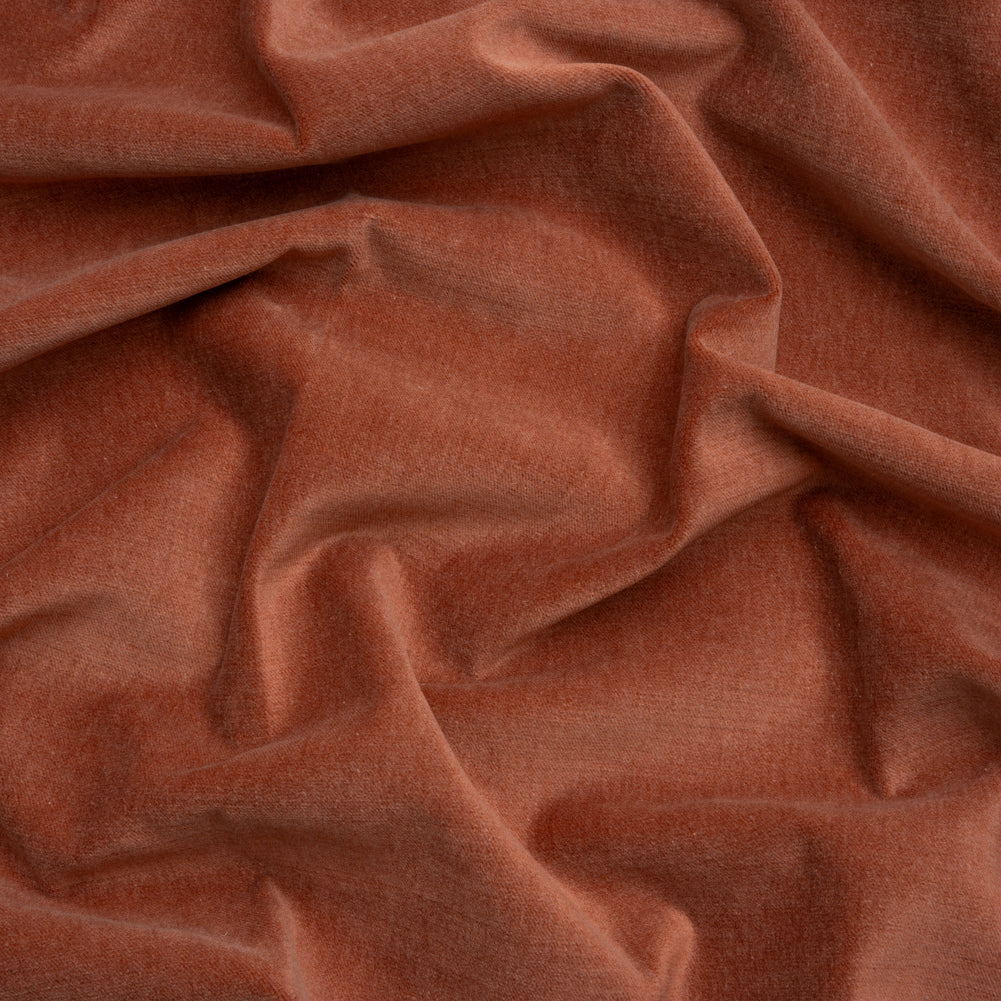 Polyester and Cotton Upholstery Velvet - Brick - Corry Collection - Joann Fabrics
