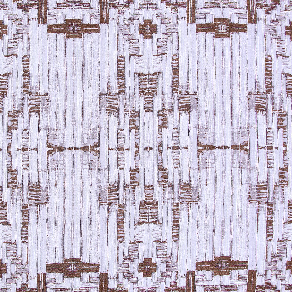 Carolina Herrera Coffee and White Brocade - Joann Fabrics