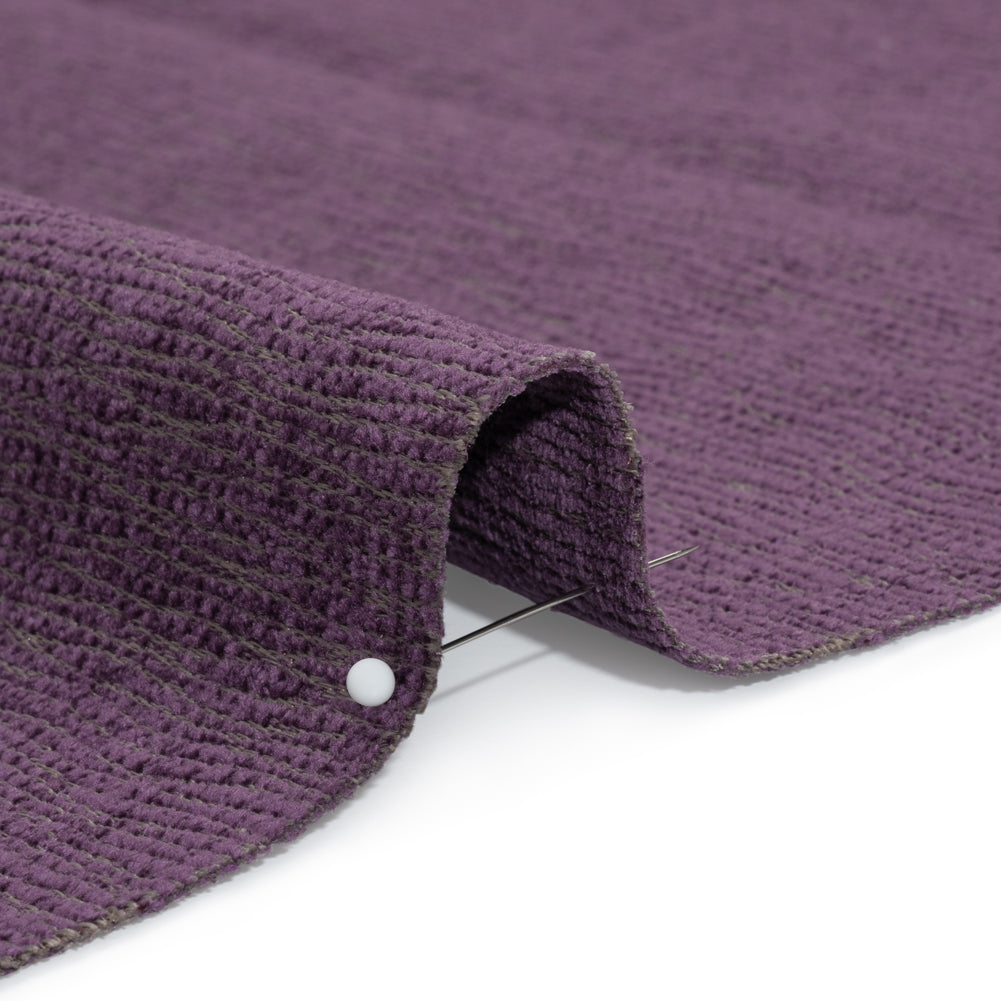 Chenille Upholstery Woven with Latex Backing - Violet - Lovell Collection - Joann Fabrics
