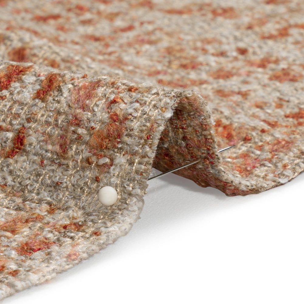 Tweedy Upholstery Boucle - Ruby - Torlea Collection - Joann Fabrics