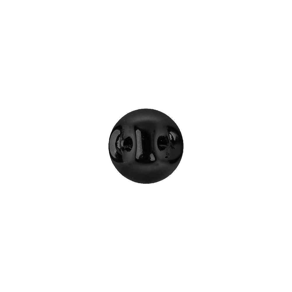 Black Glass Button - 16L/10mm - Joann Fabrics