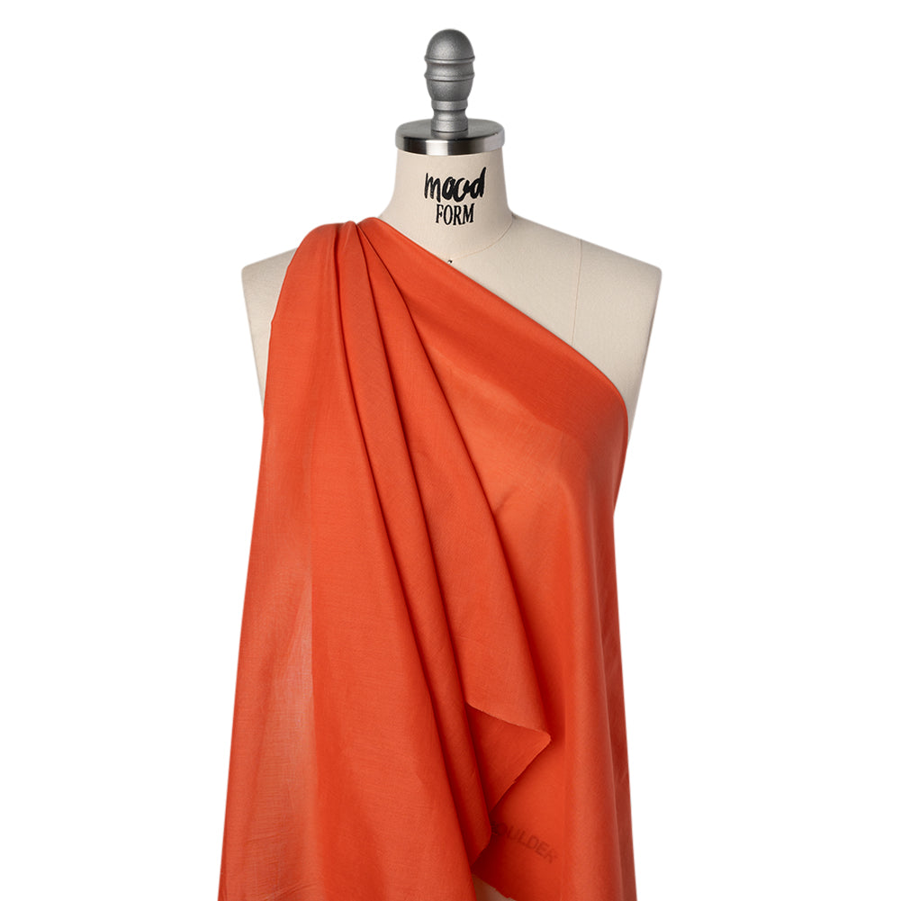 Cotton Voile Lining - Tangerine Tango - Famous Australian Designer Deadstock - Joann Fabrics