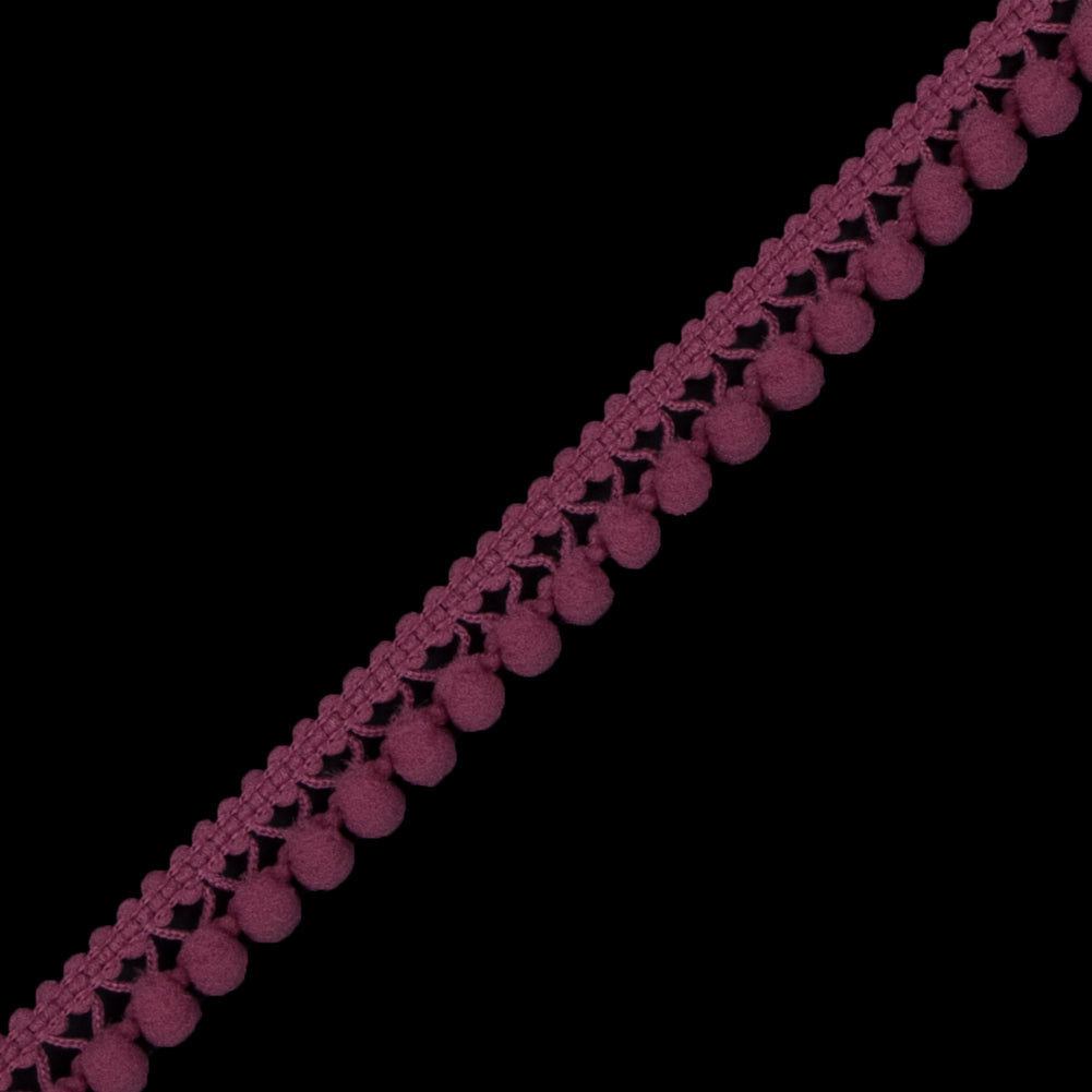 European Dusty Rose Single Row Mini Pom Pom Trim - Joann Fabrics