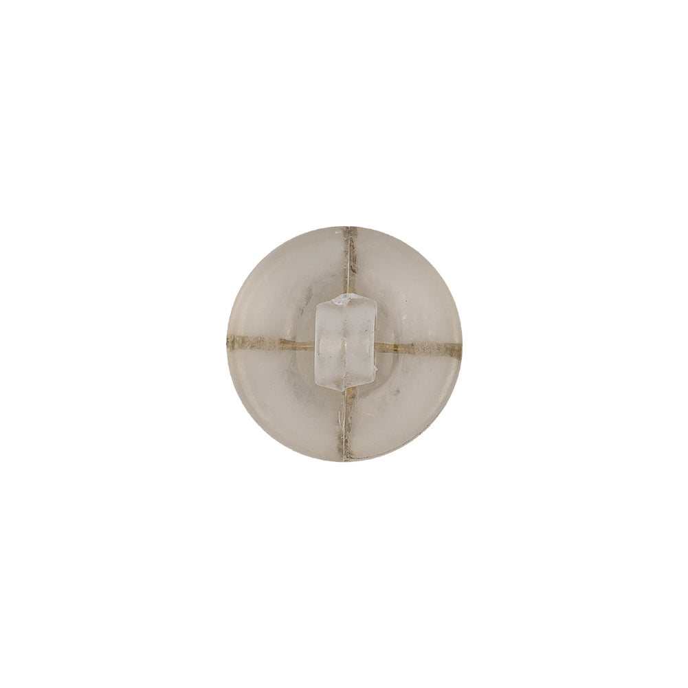 Frosted White and Gold Textured Shank Back Button - 20L/12.5mm - Joann Fabrics