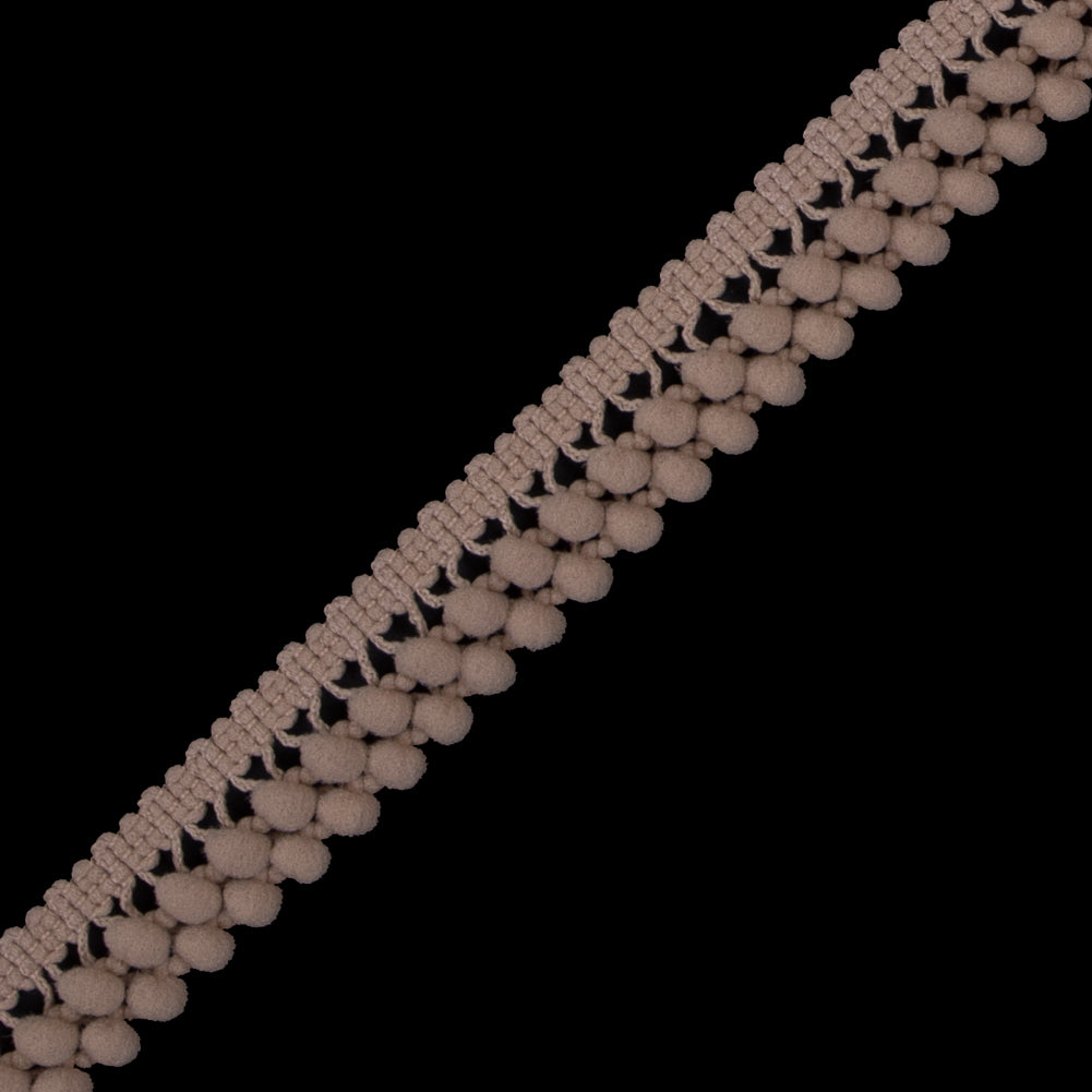 European Beige Two Row Mini Pom Pom Trim - Joann Fabrics
