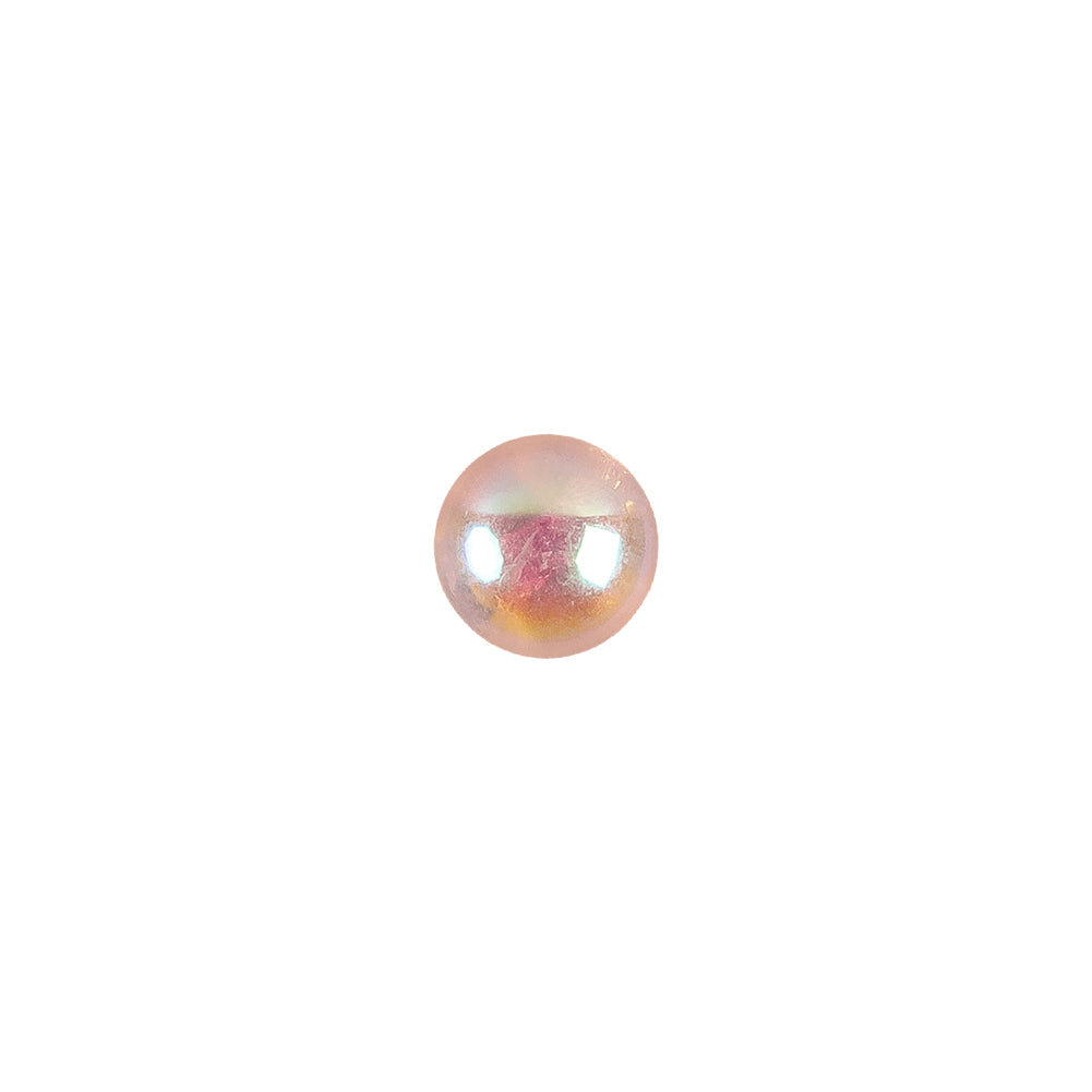 European AB Pink Self Back Glass Button - 12L/7.5mm - Joann Fabrics