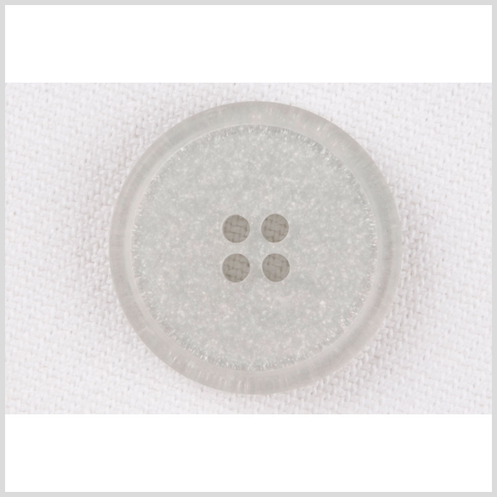 Plastic 4-Hole Button - 28L/18mm - Light Gray and Silver Glitter - Joann Fabrics