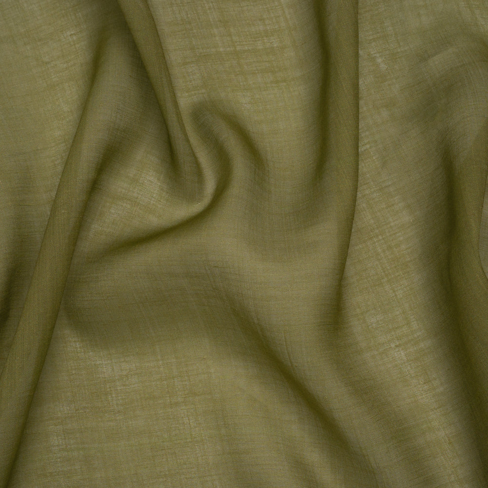 Lightweight Ramie Woven - Leaf Green - Famous Australian Designer Deadstock - Joann Fabrics