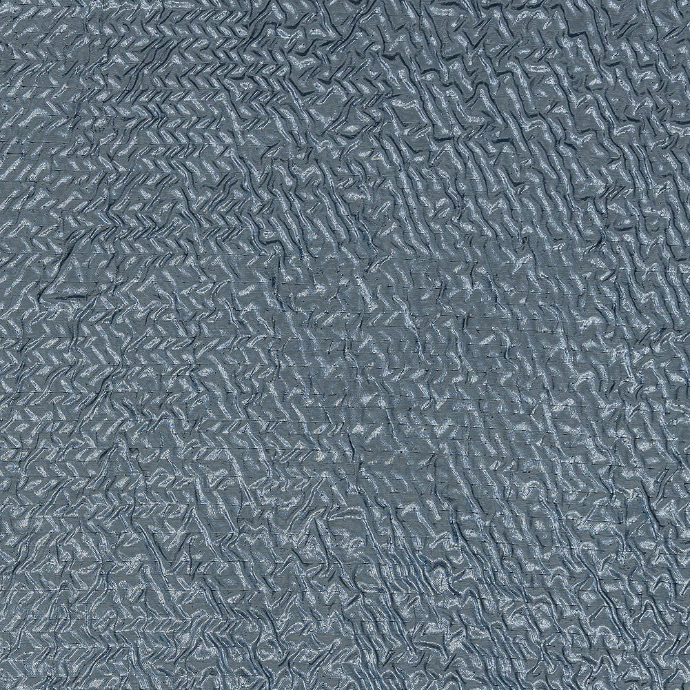 Capella Metallic Sky Blue Wavy Luxury Brocade - Joann Fabrics
