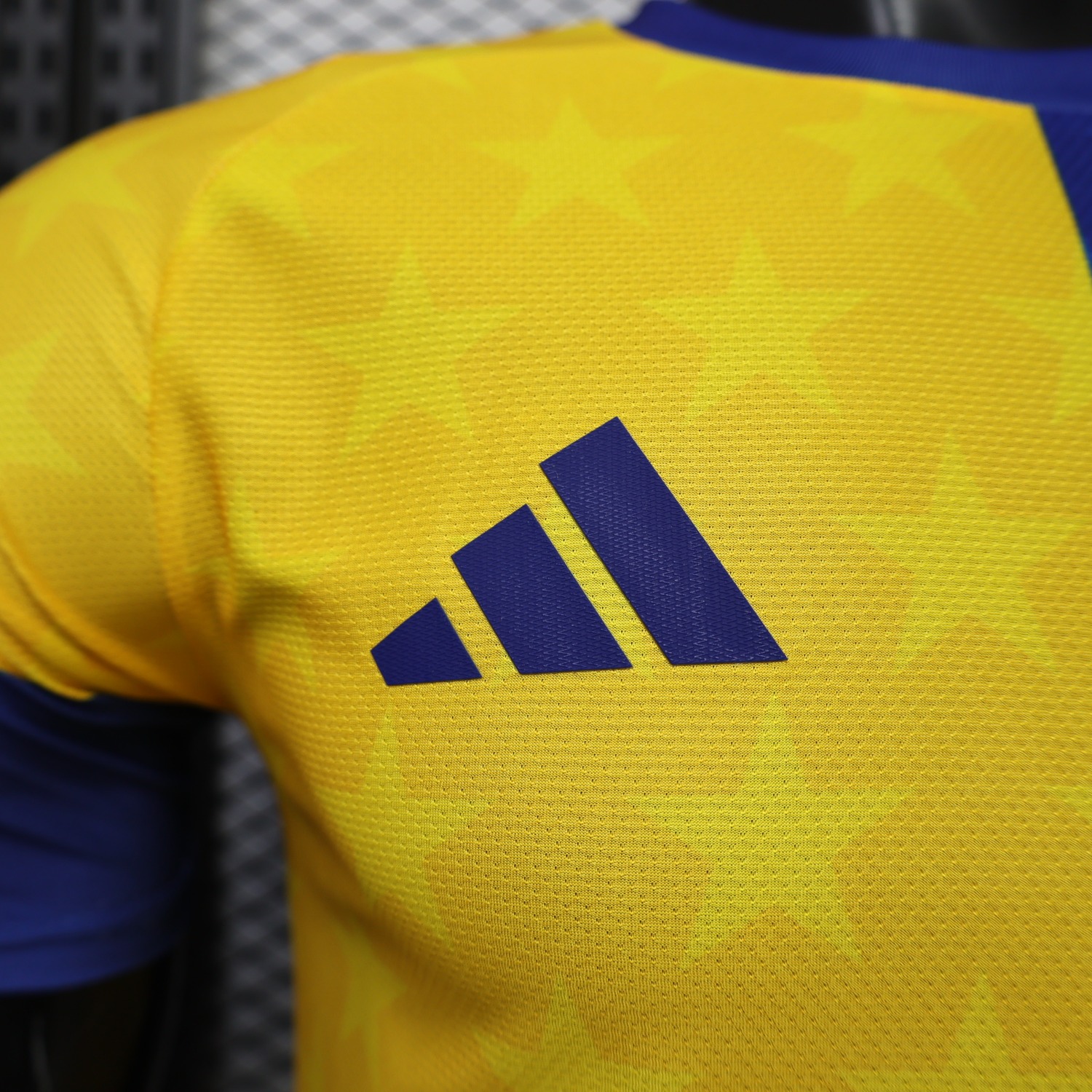 Boca Juniors 26-27 Yellow Blue Stars Special Jersey - Player Version - UnitedFutballJersey