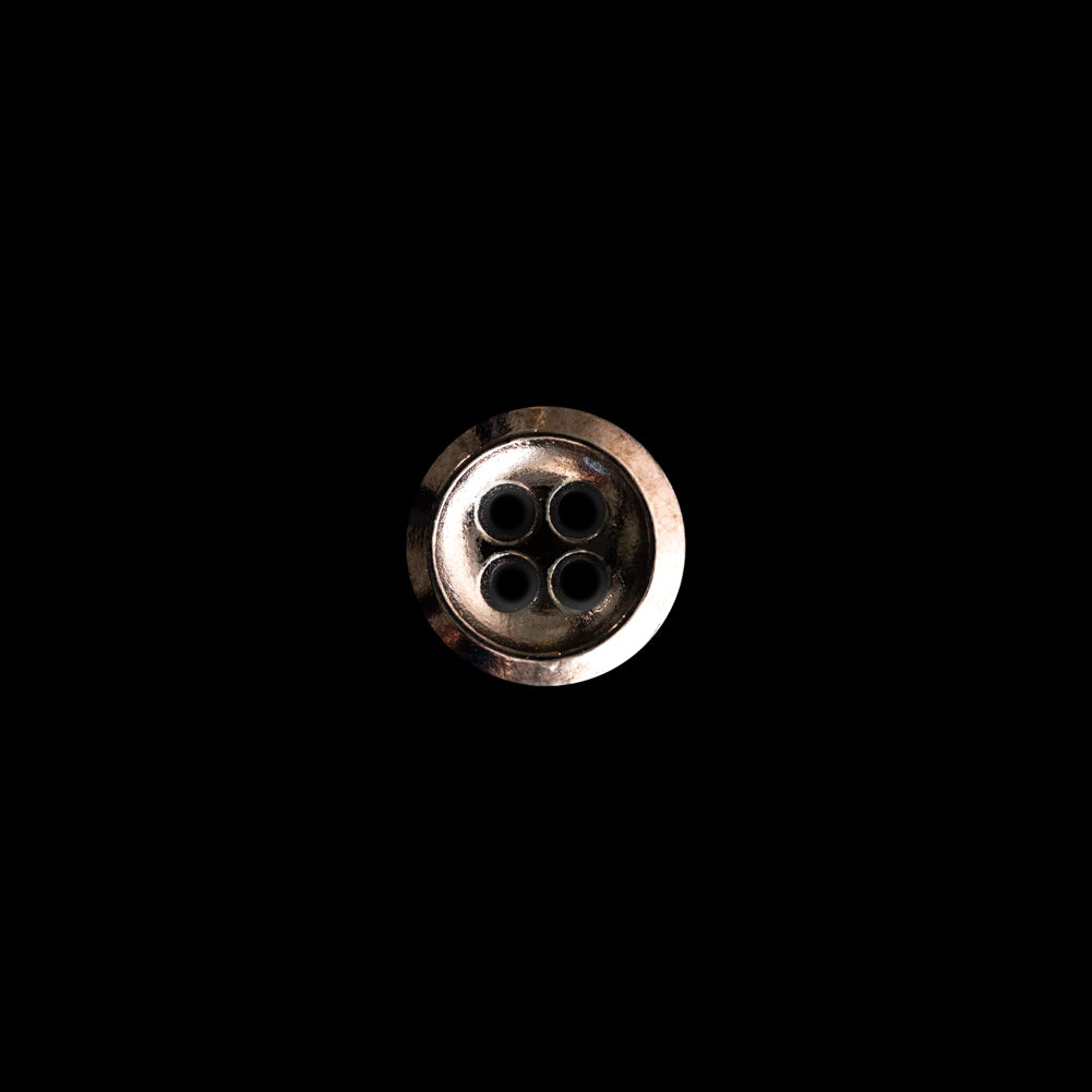 Italian Gunmetal 4-Hole Button - 16L/10mm - Joann Fabrics