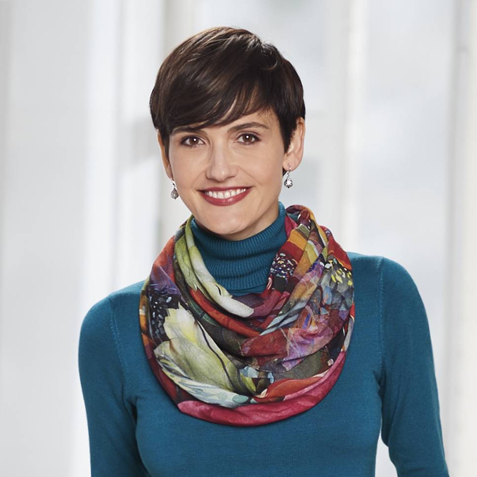 Soft Floral Scarf - Northstyle Catalog