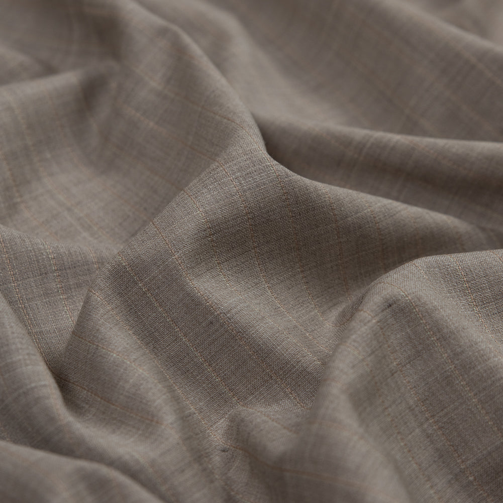 Winter Twig Striped Lightweight Wool Woven with Give - Joann Fabrics