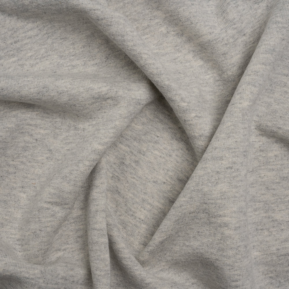 Cotton French Terry Knit - Heathered Moonbeam, Quarry, and Turtledove - Elida Collection - Joann Fabrics