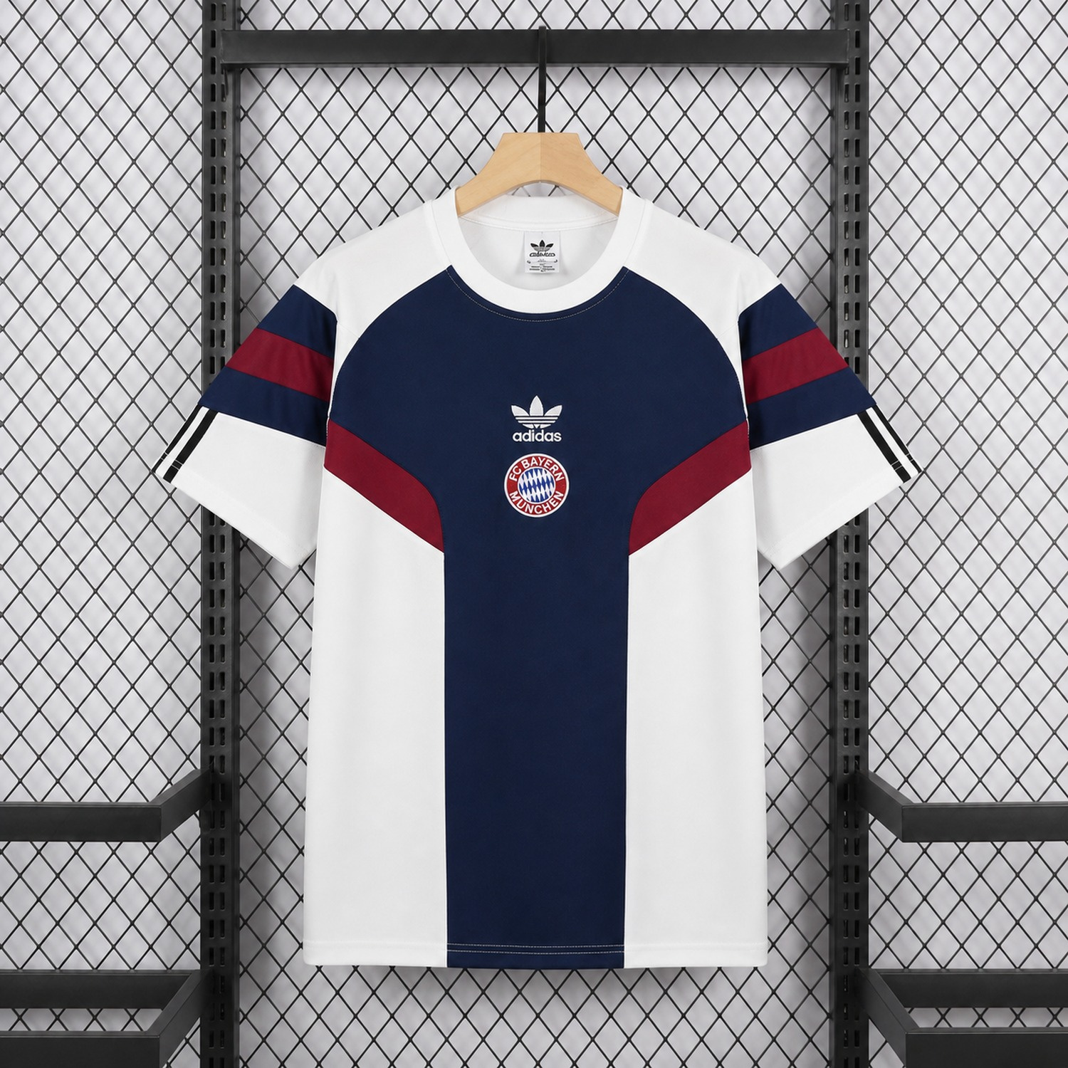 Bayern Munich 26-27 White And Blue Retro Style Special Jersey - Fans Version - UnitedFutballJersey