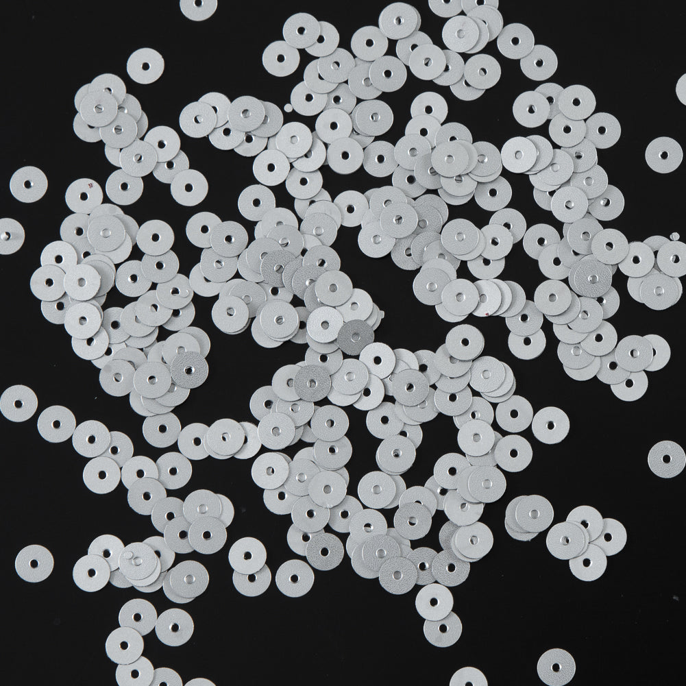 Bag of Silver Dull-Bright Loose Sequins - 5mm - Joann Fabrics