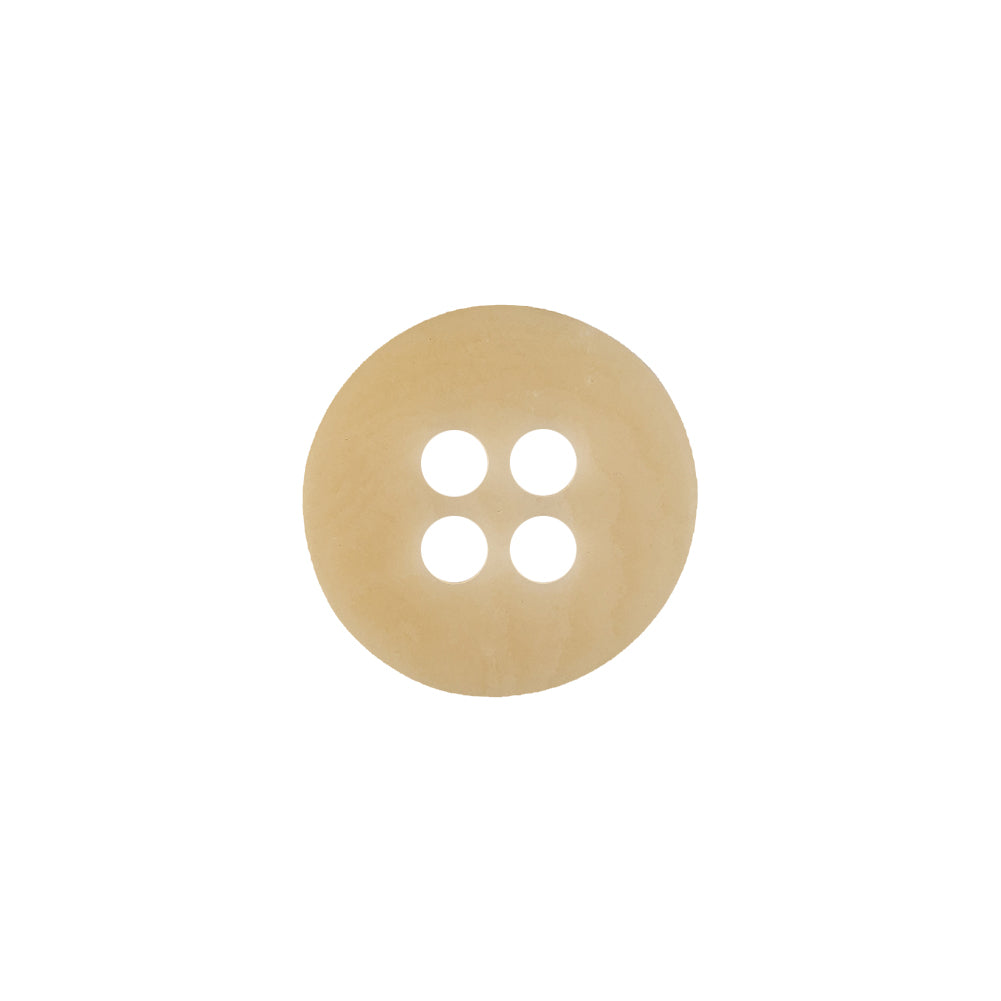 Italian Natural Smooth Top 4-Hole Button - 24L/15mm - Joann Fabrics